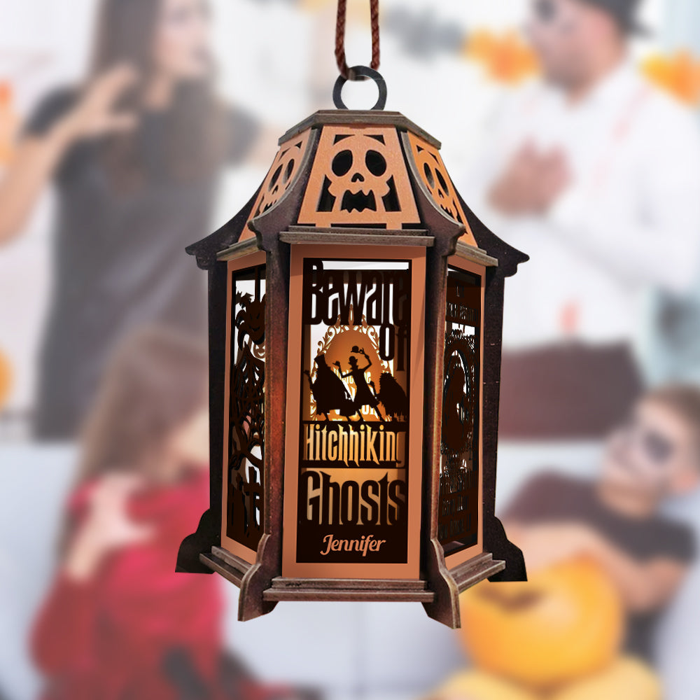 Welcome Foolish Mortals - Personalized Mouse Laser Cut Lantern