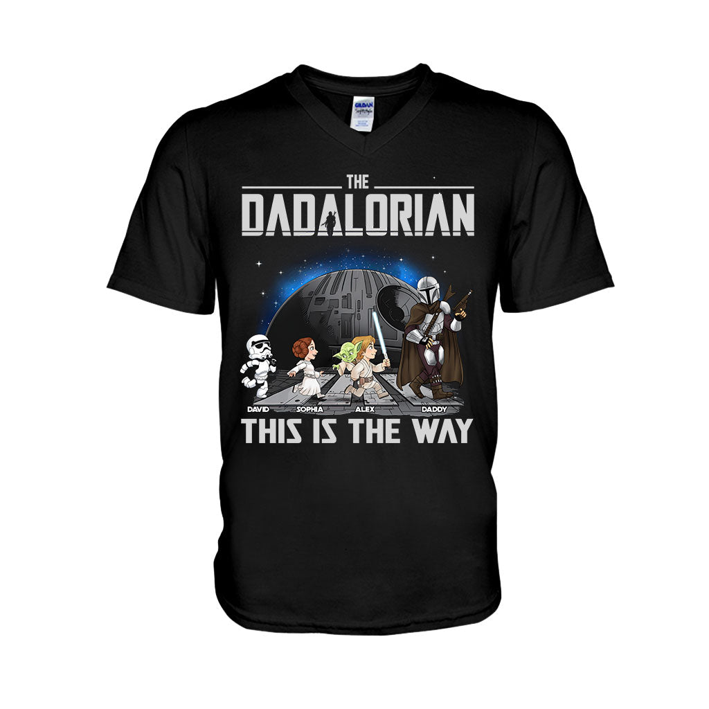 The Dadalorian This Is The Way - Personalized The Force T-shirt And Hoodie