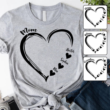 Mom Love You - Personalized Mother T-shirt And Hoodie