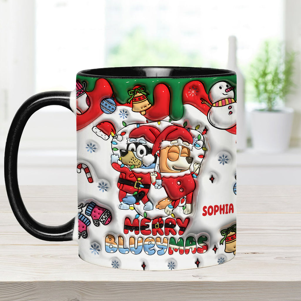 Merry Christmas - Personalized Accent Mug