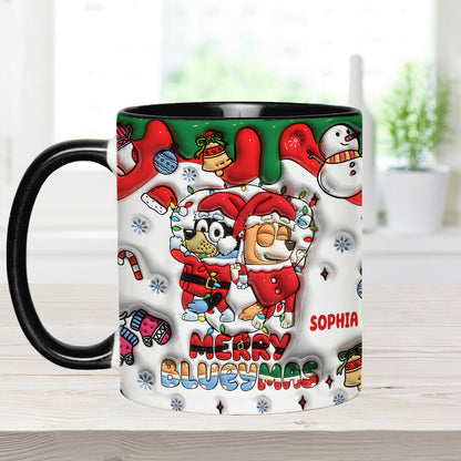 Merry Christmas - Personalized Accent Mug