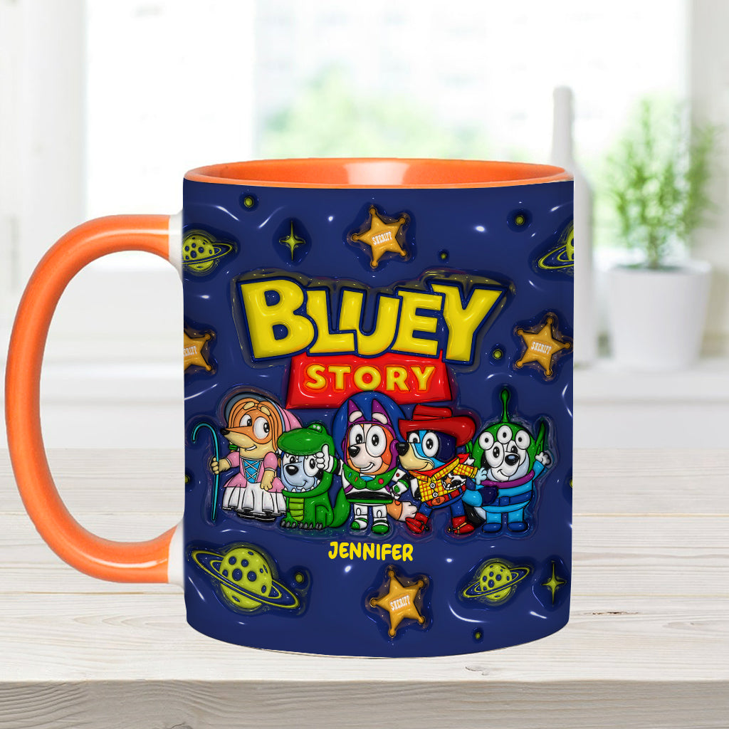 Bluey Story - Personalized Accent Mug