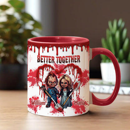 Better Together - Personalized Couple Accent Mug