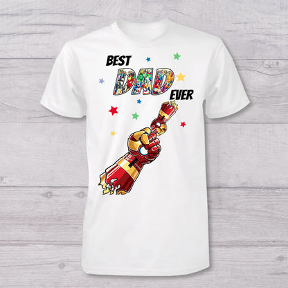 Best Dad Ever I Love You 3000 - Personalized Father T-shirt And Baby Onesie