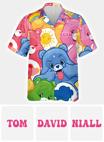Rolling Bear - Personalized Weed Hawaiian Shirt