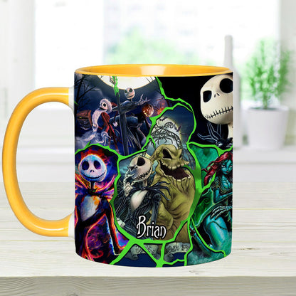 I'm Not Crazy, I Prefer The Term Mentaly Hilarious - Personalized Nightmare Accent Mug