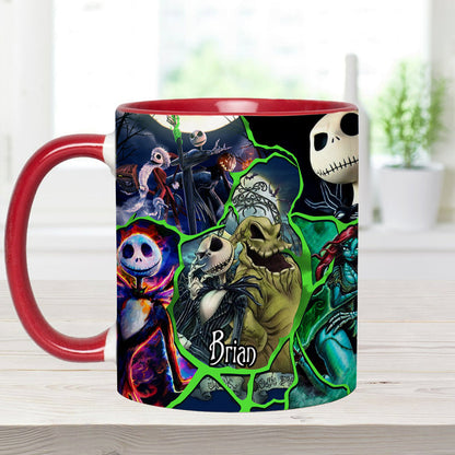 I'm Not Crazy, I Prefer The Term Mentaly Hilarious - Personalized Nightmare Accent Mug