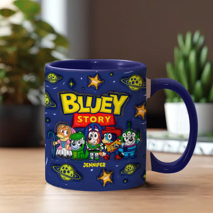 Bluey Story - Personalized Accent Mug
