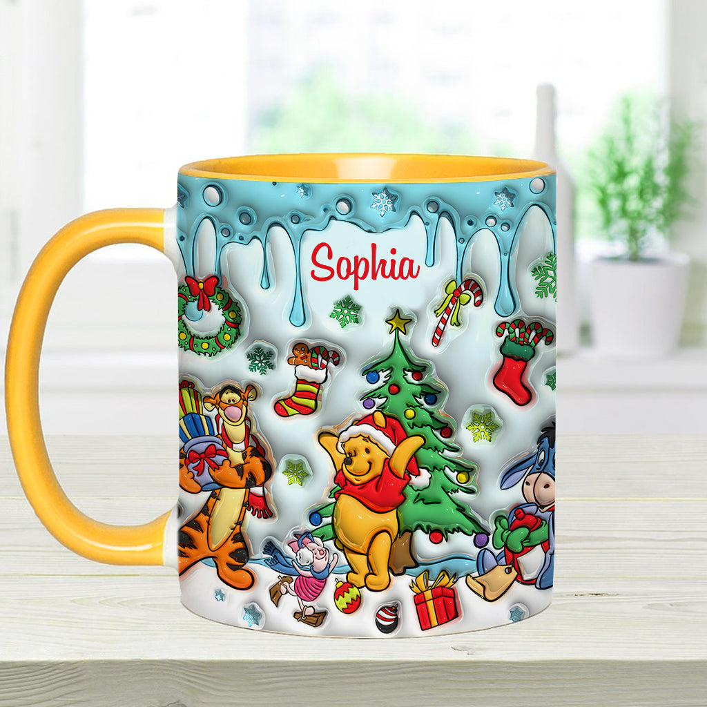 Merry Christmas - Personalized Mouse Accent Mug
