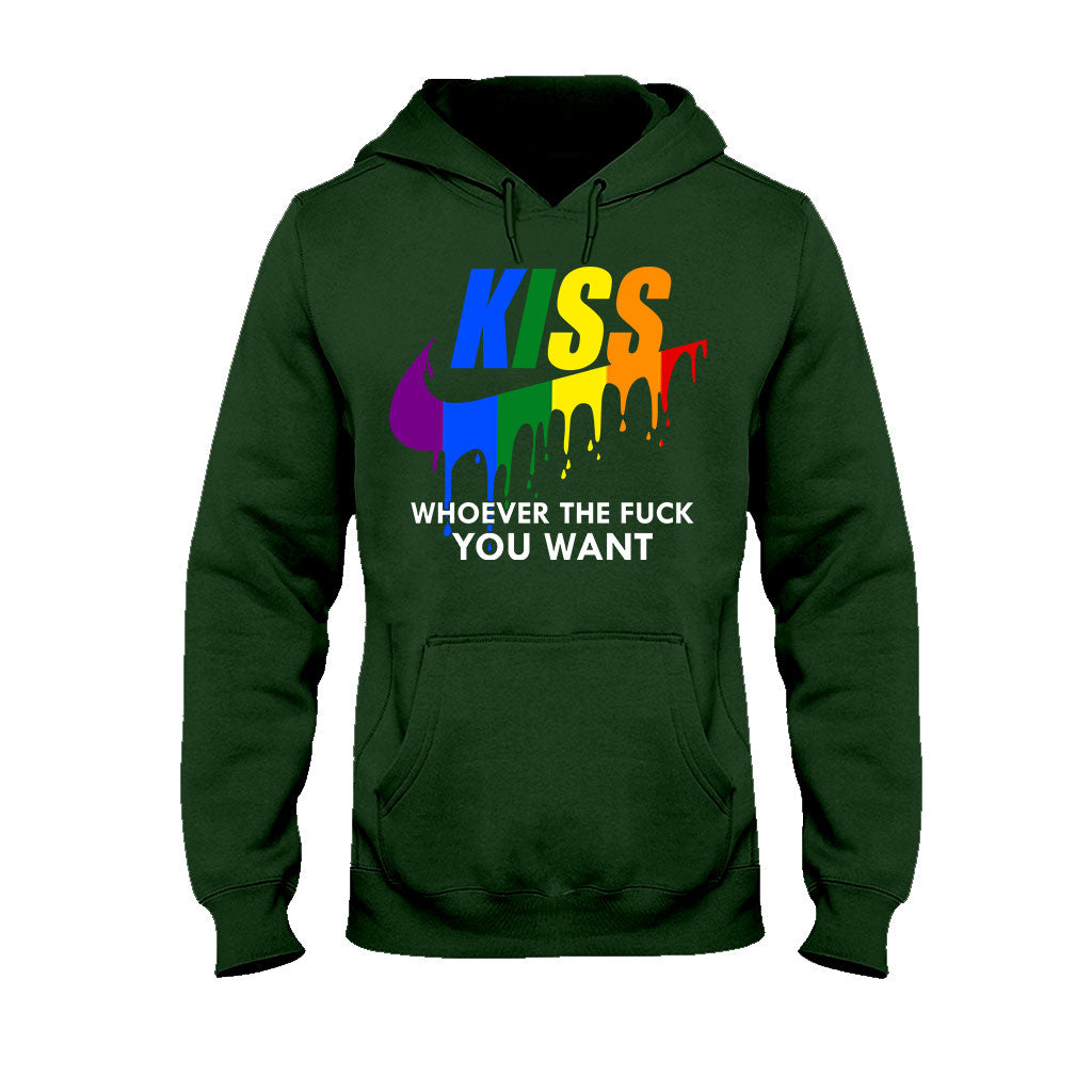 Kiss Whoever You Want - LGBT Support T-shirt And Hoodie