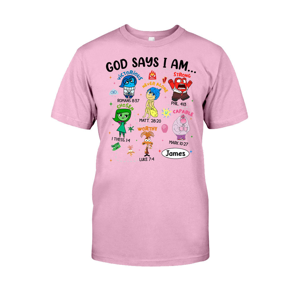God Says I Am - Personalized T-shirt And Hoodie