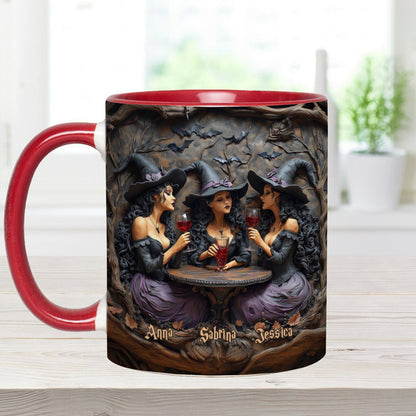 Drink Up Witches - Personalized Bestie Accent Mug