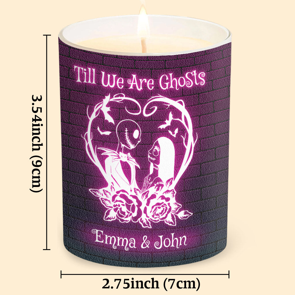 Till We Are Ghosts - Personalized Nightmare Candle With Wooden Lid