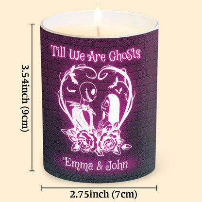 Till We Are Ghosts - Personalized Nightmare Candle With Wooden Lid
