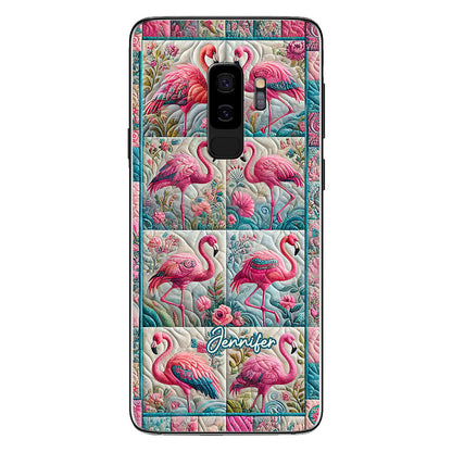 Vintage Flamingo - Personalized Flamingo Phone Case