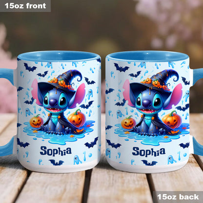 Happy Halloween - Personalized Ohana Accent Mug