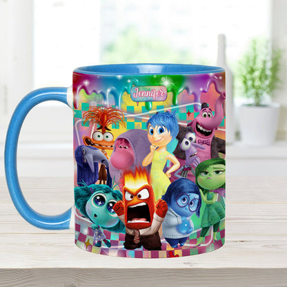 It's Ok To Feel All The Feels - Personalized Accent Mug