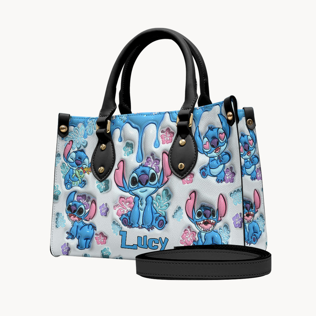 Ohana Means Family - Personalized Ohana Leather Handbag