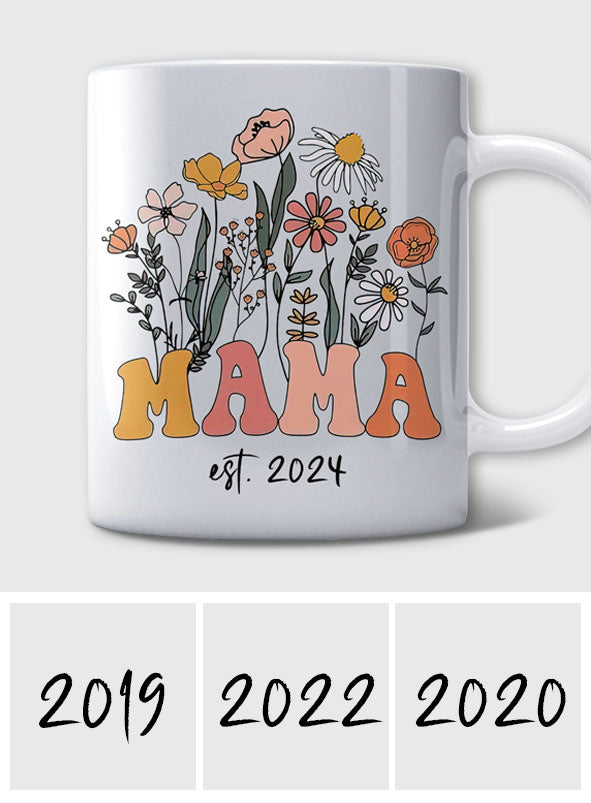 Mama Est. - Personalized Mother Mug