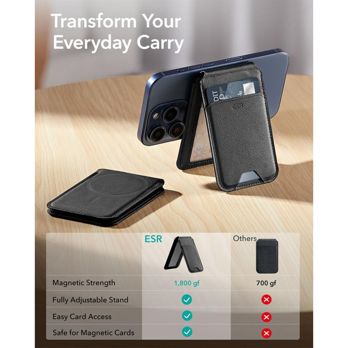 Magnetic Leather Wallet - Magnetic Leather Wallet