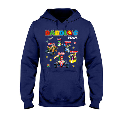 Best Daddio Mario Ever Any Title - Personalized Super Plumber T-shirt And Hoodie