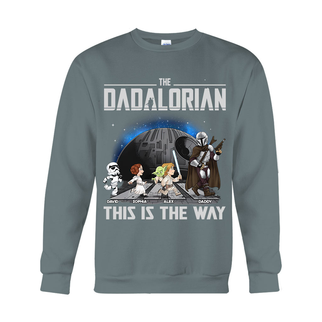 The Dadalorian This Is The Way - Personalized The Force T-shirt And Hoodie