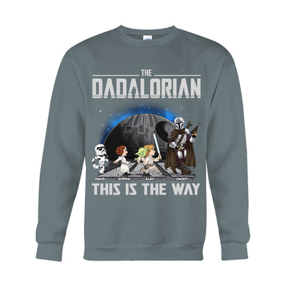 The Dadalorian This Is The Way - Personalized The Force T-shirt And Hoodie