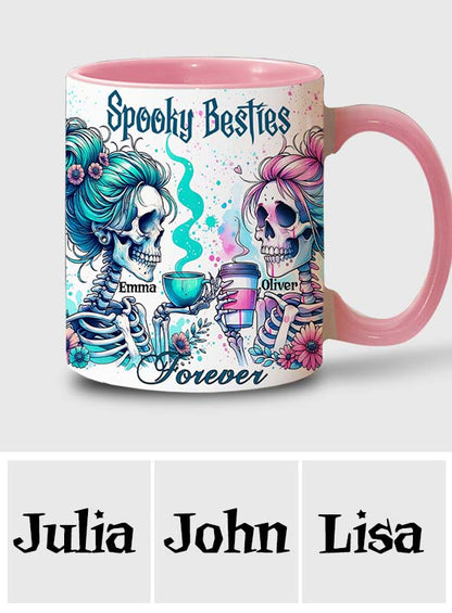 Spooky Besties Forever - Personalized Bestie Accent Mug