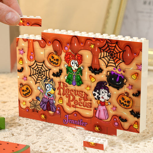 Halloween Is Coming - Personalized One-sided Horizontal Rectangle Building Brick Blocks