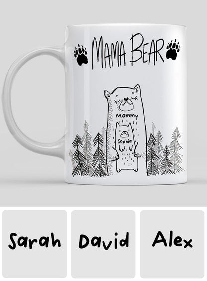 Mama Bear - Personalized Mother Mug