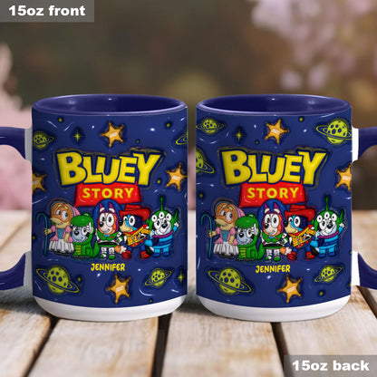 Bluey Story - Personalized Accent Mug