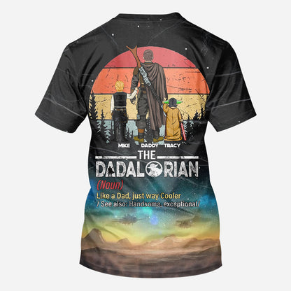 Best Dad In The Galaxy - Personalized The Force All Over Shirt