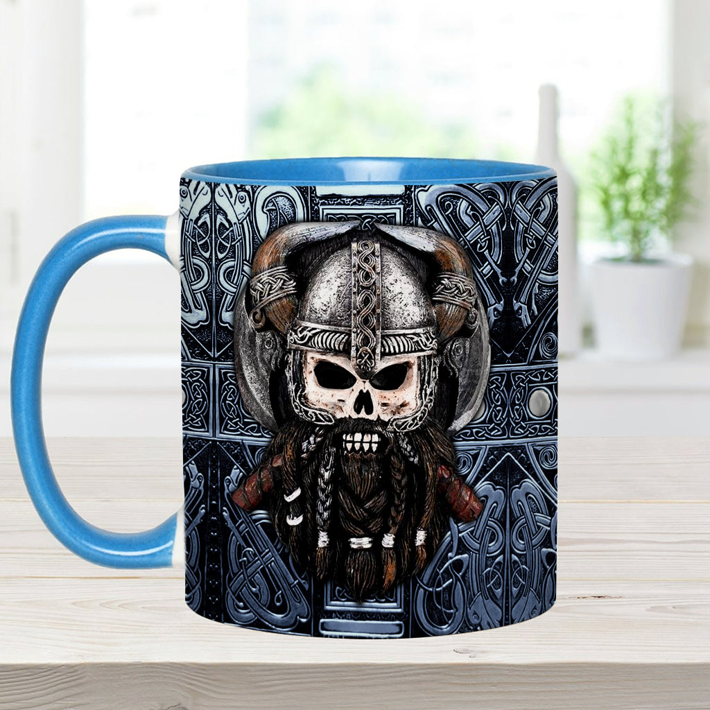 Proud Viking Dad Grandfather - Personalized Viking Accent Mug