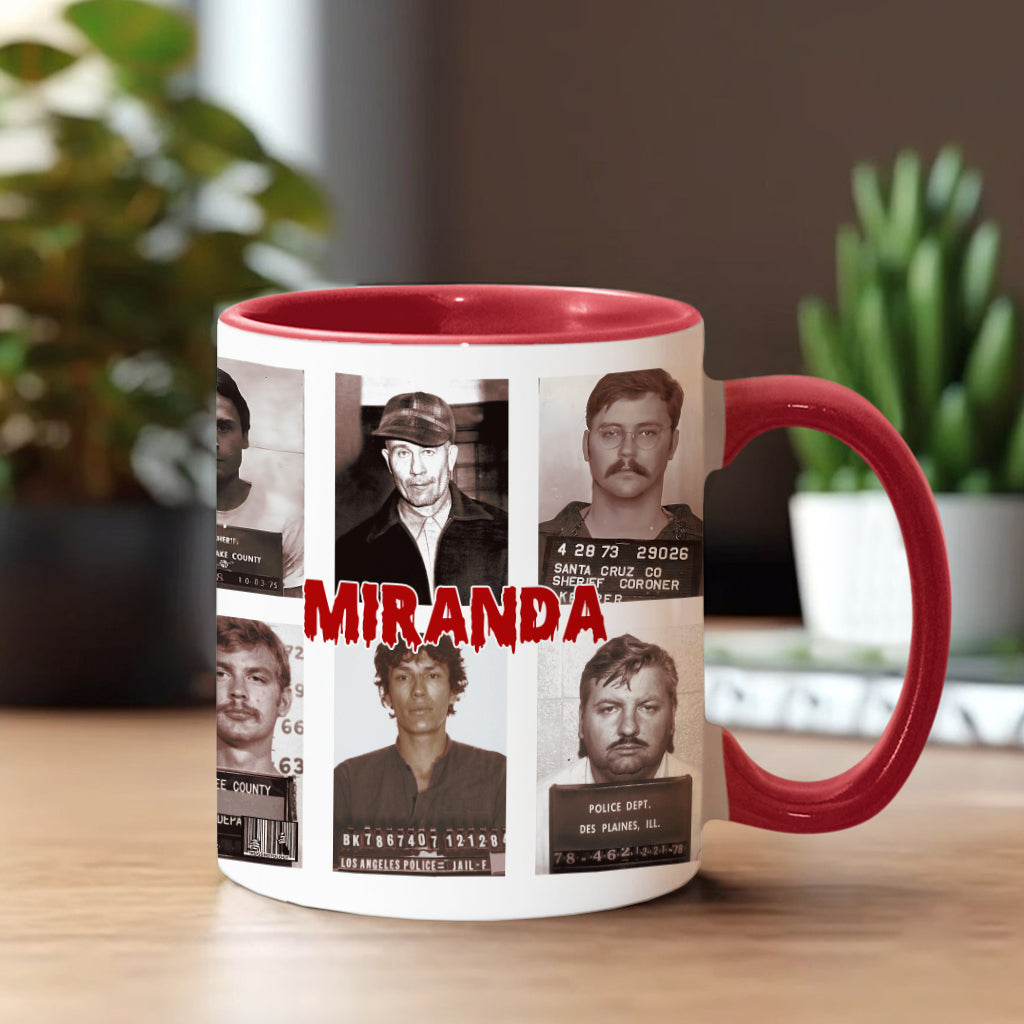 I Don't Watch Crime Shows for Entertainment I Watch for New Ideas - Personalized Accent Mug