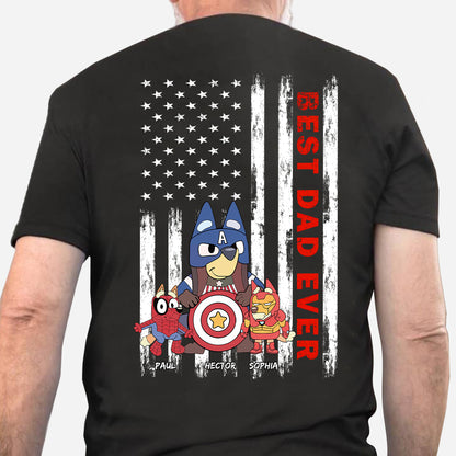 Best Dad Ever - Personalized Father T-shirt and Hoodie