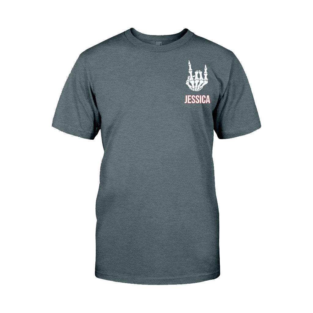 Sleep Deprived Barely Alive - Personalized Sarcasm T-shirt And Hoodie