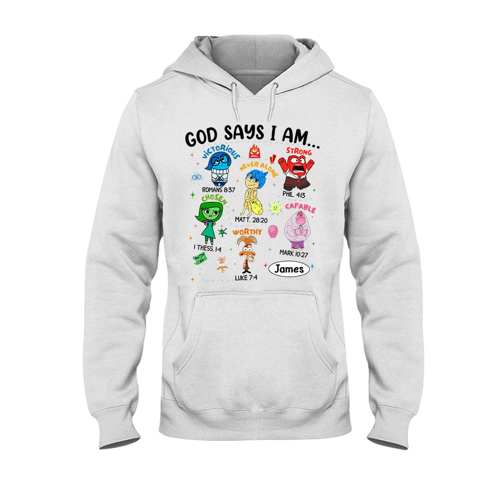 God Says I Am - Personalized T-shirt And Hoodie