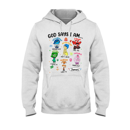 God Says I Am - Personalized T-shirt And Hoodie
