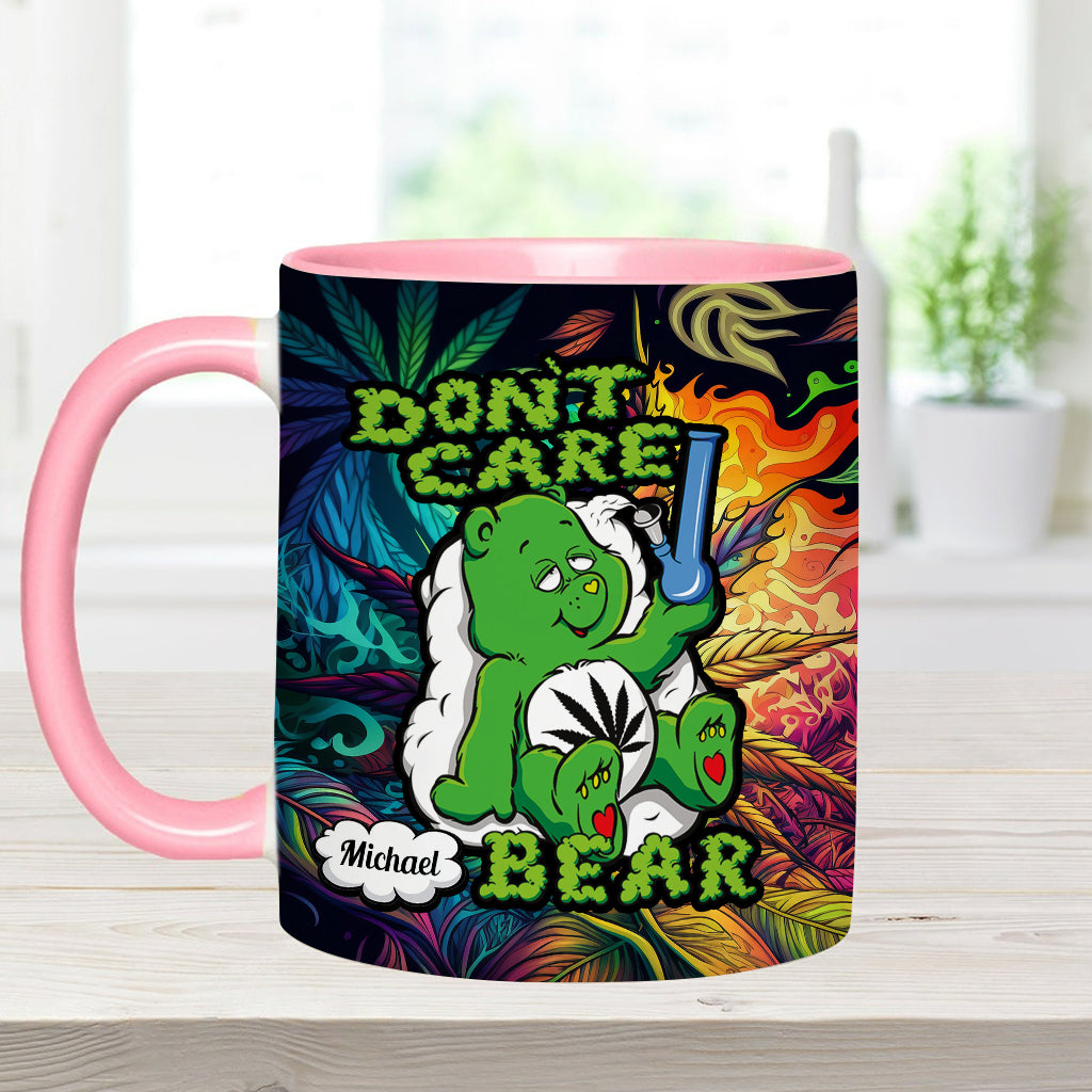 Don't Care Bear - Personalized Weed Accent Mug