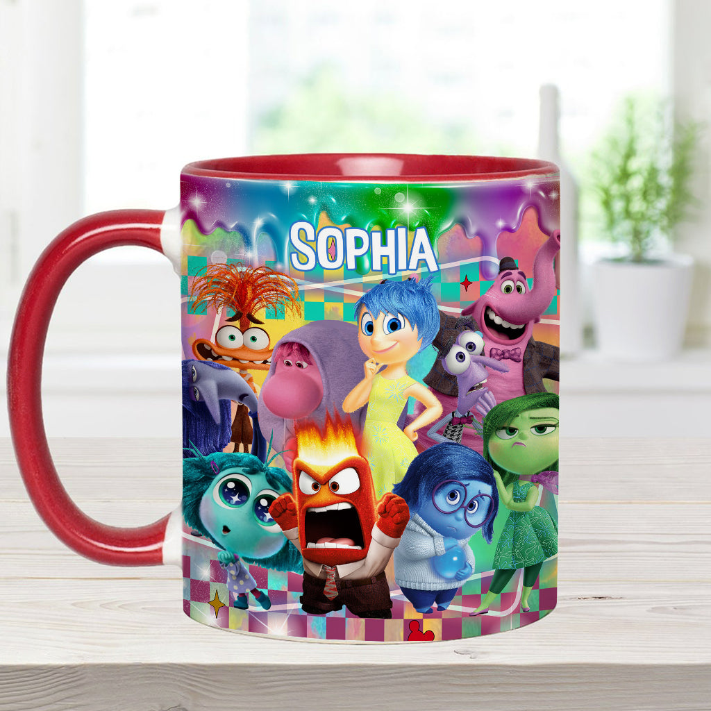 It's Okay To Feel All The Feels - Personalized Accent Mug