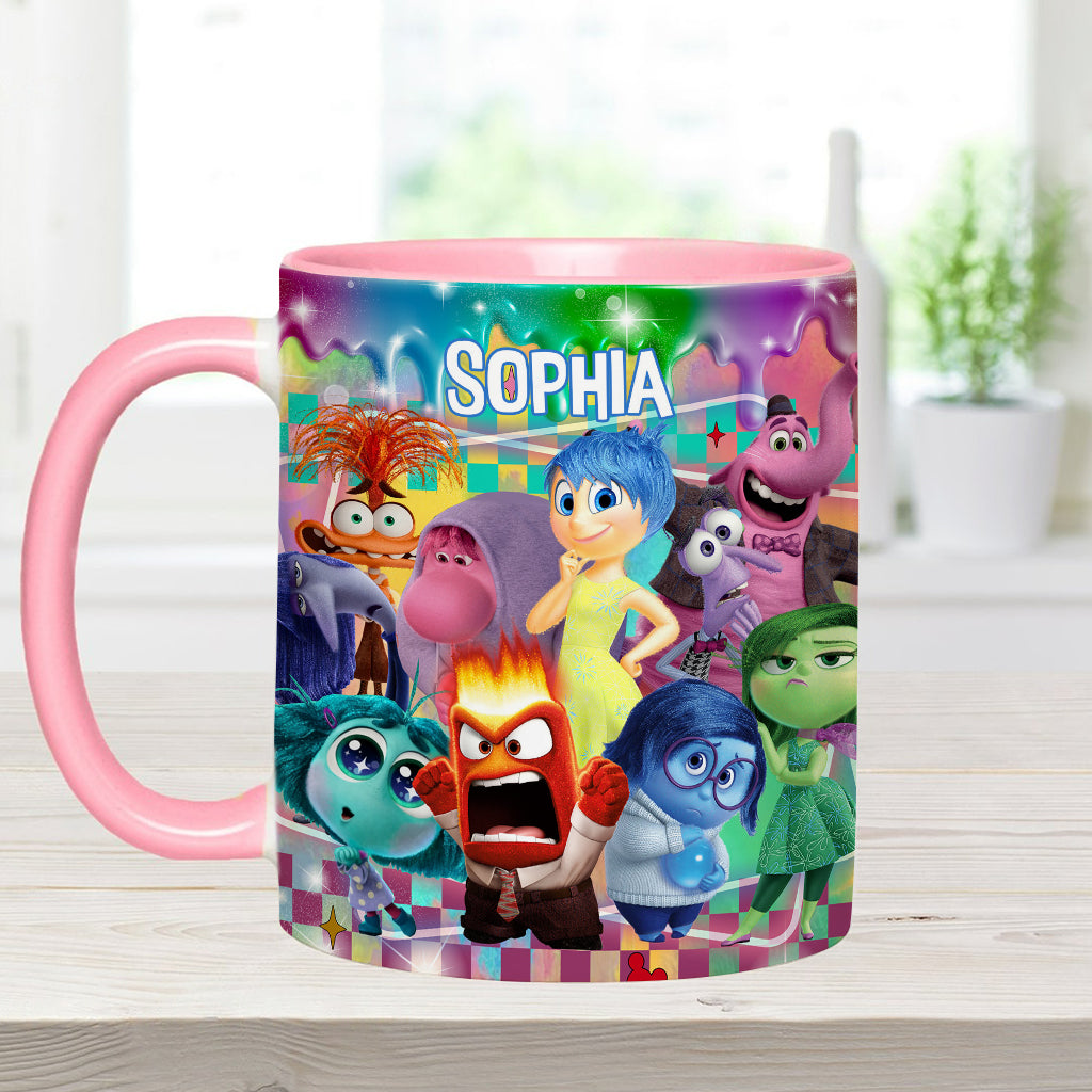 It's Okay To Feel All The Feels - Personalized Accent Mug