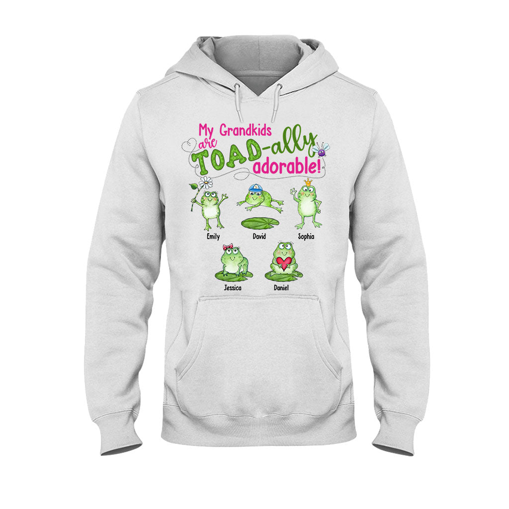 My Grandkids Are Toad-ally - Personalized Grandma T-shirt And Hoodie