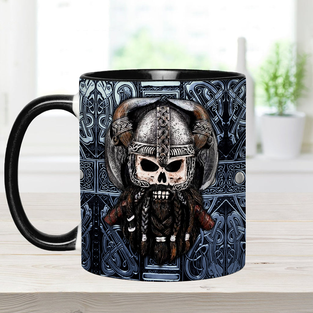 Proud Viking Dad Grandfather - Personalized Viking Accent Mug