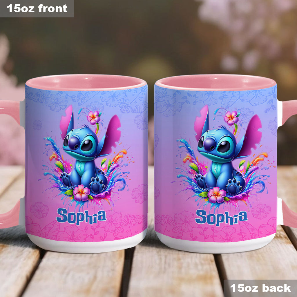 Ohana Means Family - Personalized Ohana Accent Mug
