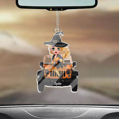My Broom Broke So Now I Drive A Car - Personalized Witch Custom Shaped Car Ornament