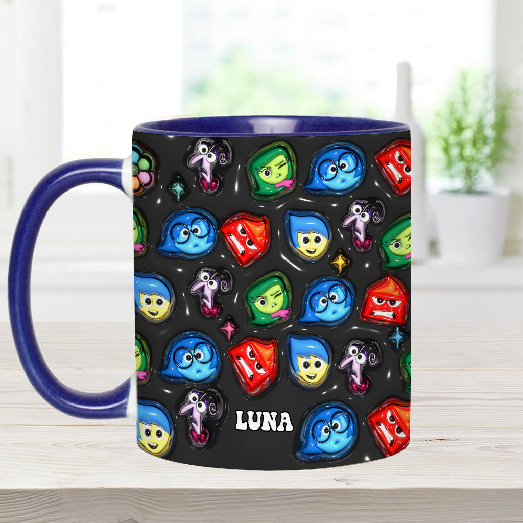 It's Ok To Feel - Personalized Accent Mug