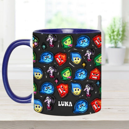It's Ok To Feel - Personalized Accent Mug