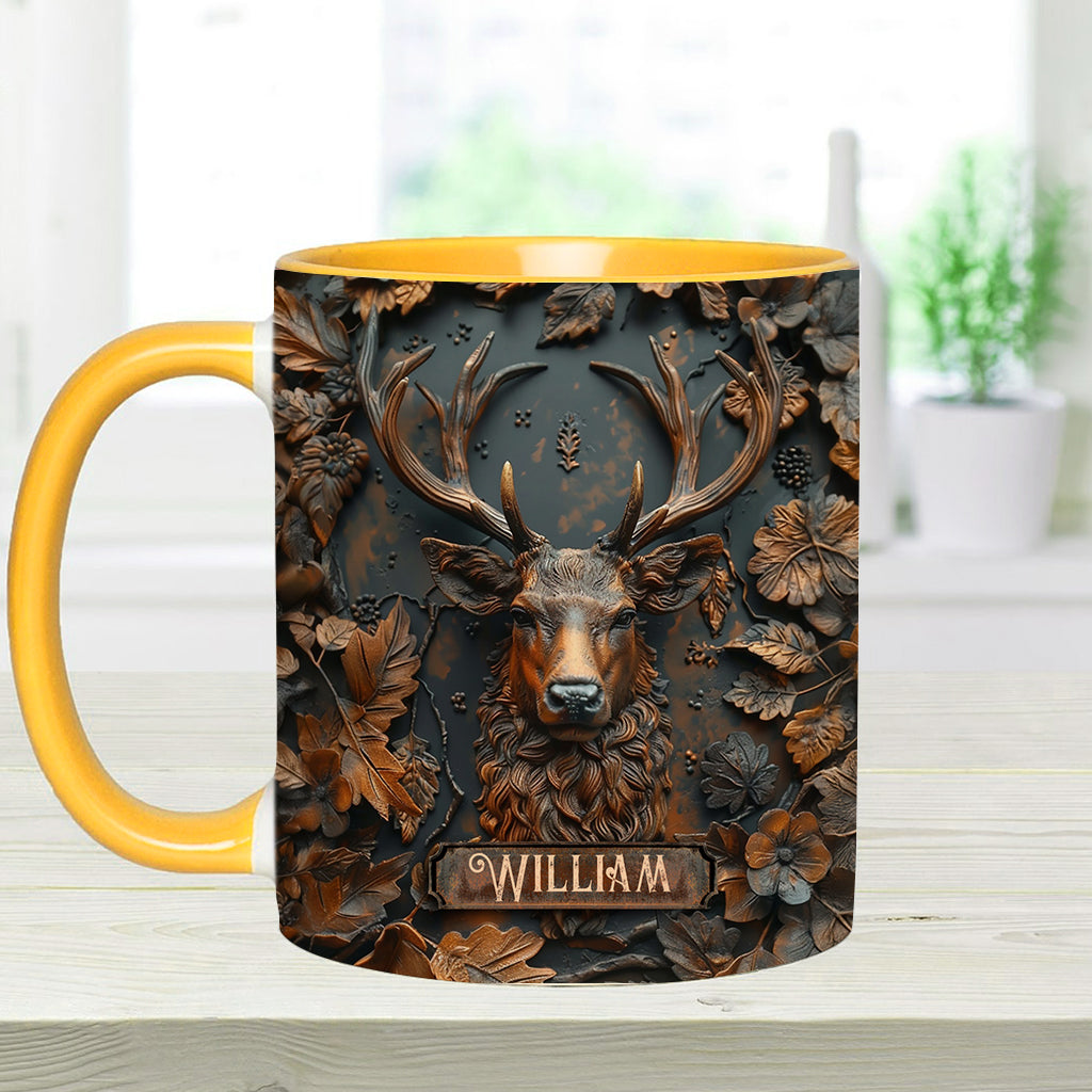 Stunning Deer - Personalized Hunting Accent Mug