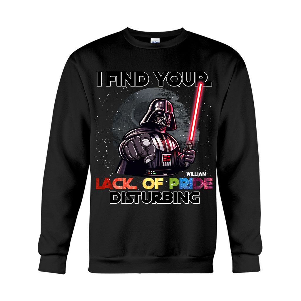 I Find Your Lack of Pride Disturbing - Personalized LGBT Support T-shirt And Hoodie