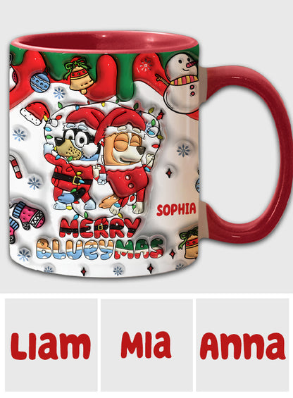 Merry Christmas - Personalized Accent Mug